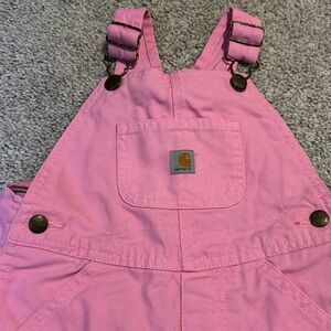 Carhartt Girls' Bib Overalls Lined